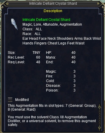 Intricate Defiant Crystal Shard